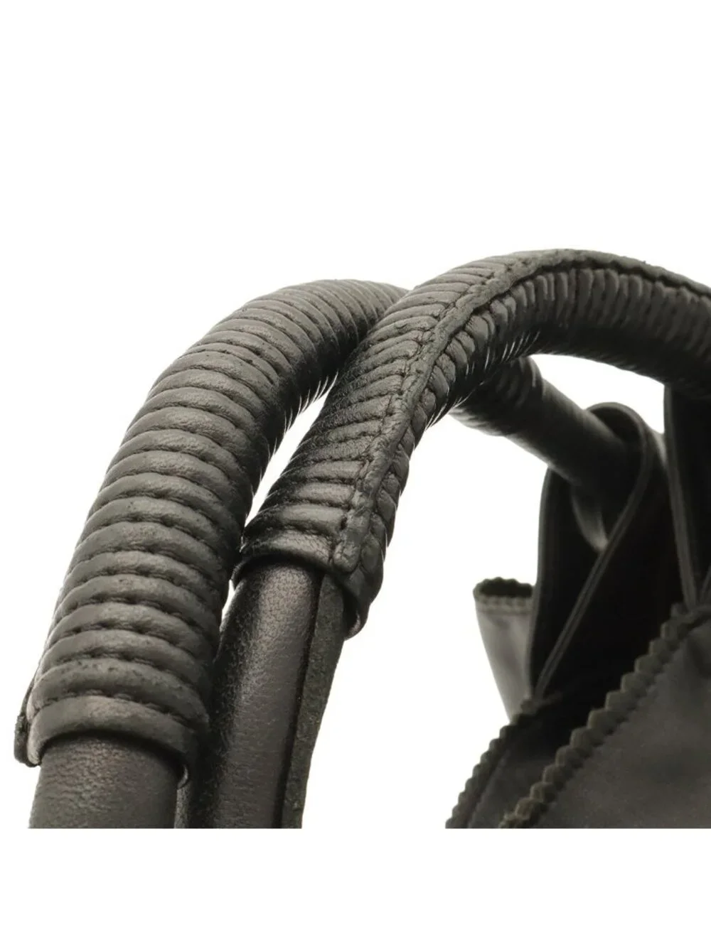 Loewe Anagram Nappa Aire Handbag Leather Black Gold